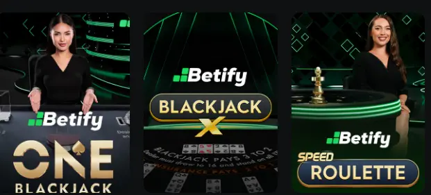 Studio’s en providers BETIFY CASINO